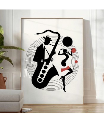 Affiche Danse Musique Jazz Par le système avancé 