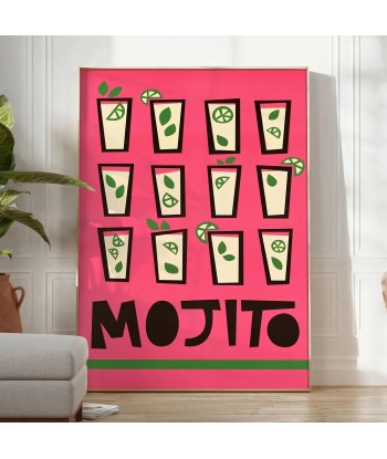 Mojito Cocktail Wall Print Voir les baskets