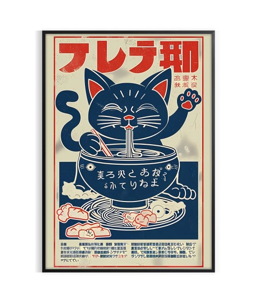 Cat Ramen Kitchen Poster 1 prix pour 