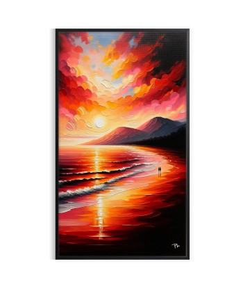 Affiche Plage Coucher Soleil 2 en stock