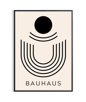 Affiche Géométrique Bauhaus 3 une grave pollution 