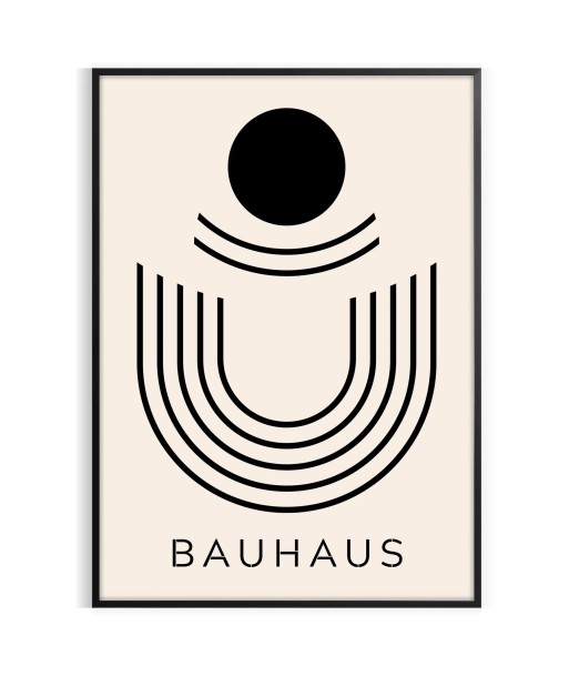 Affiche Géométrique Bauhaus 3 une grave pollution 