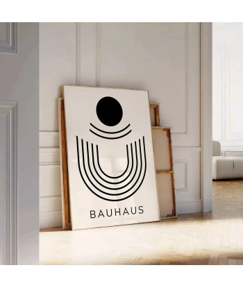 Affiche Géométrique Bauhaus 3 une grave pollution 