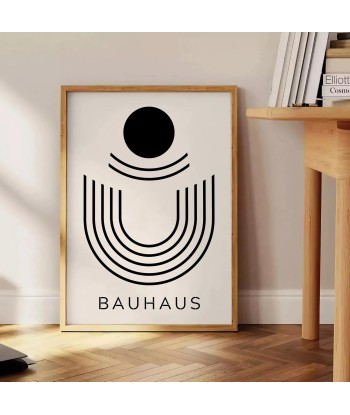 Affiche Géométrique Bauhaus 3 une grave pollution 