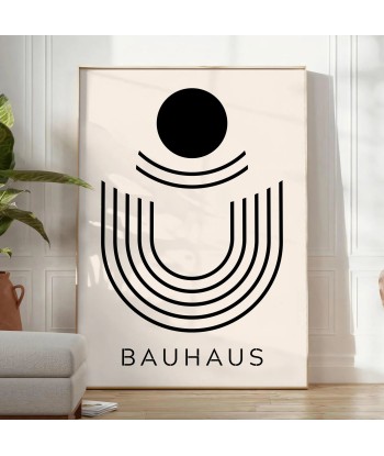 Affiche Géométrique Bauhaus 3 une grave pollution 