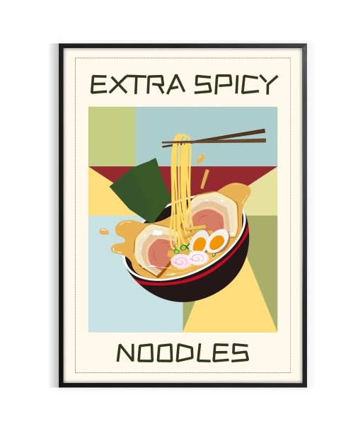 Extra Spicy Noodles Kitchen Wall Art Voir les baskets