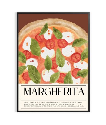 Margherita Pizza Kitchen Wall Print online