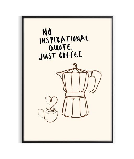 No Inspirational Quote Just Coffee Kitchen Art vous aussi creer 