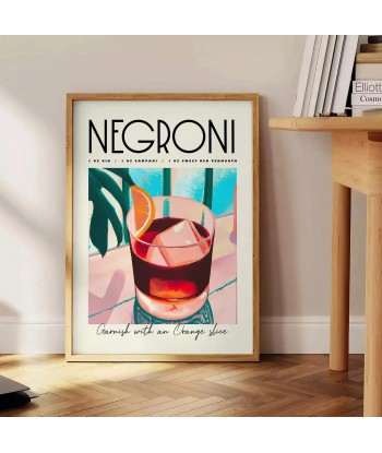 Negroni Cocktail Art 2 Toutes les collections ici