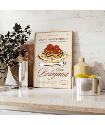 Pasta Bolognese Kitchen Print soldes