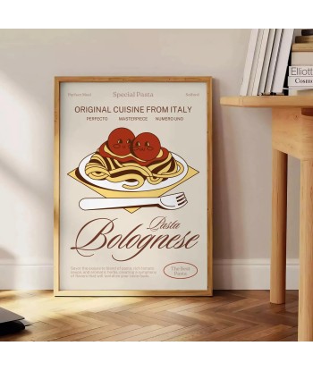 Pasta Bolognese Kitchen Print soldes