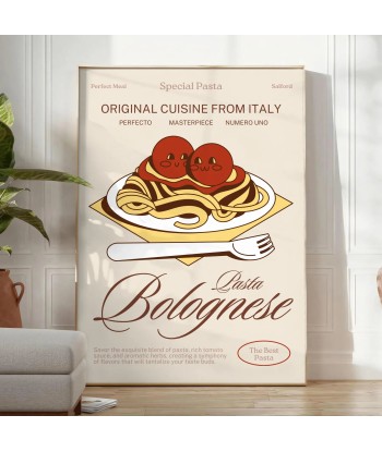 Pasta Bolognese Kitchen Print soldes