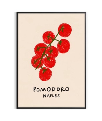 Pomodoro Naples Kitchen Art Print Comparez et commandez 