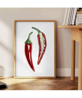 Pepper Kitchen Art Print Fin de série