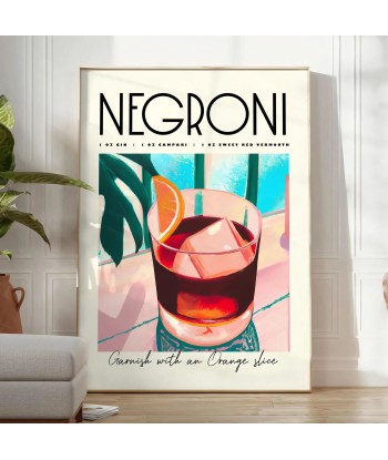 Negroni Cocktail Art 2 Toutes les collections ici